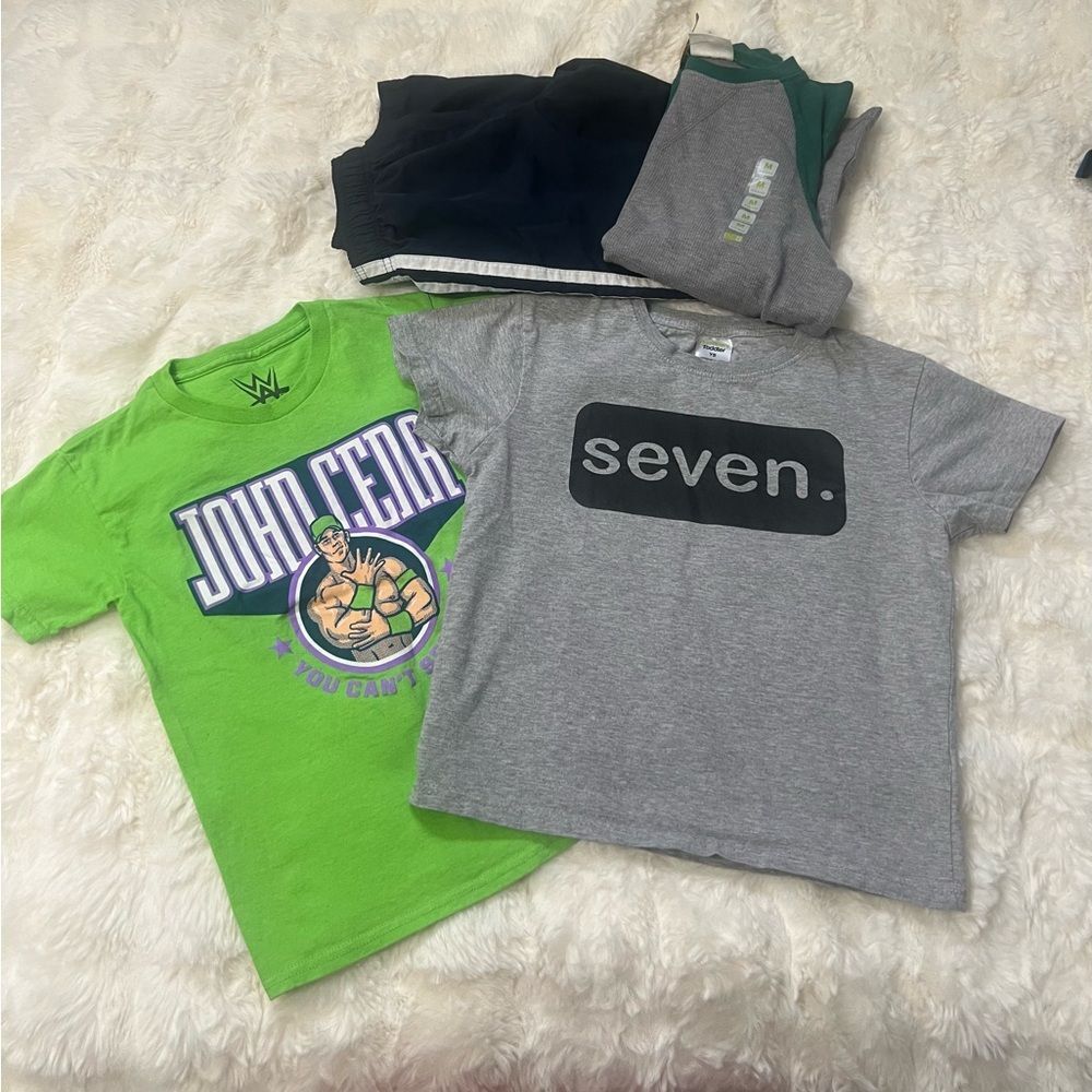 Boy’s Clothing Lot  Gray, Green, Blue Assorted Brands Size 6/7